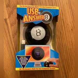 USB ANSWER 8 Computer game. NEW